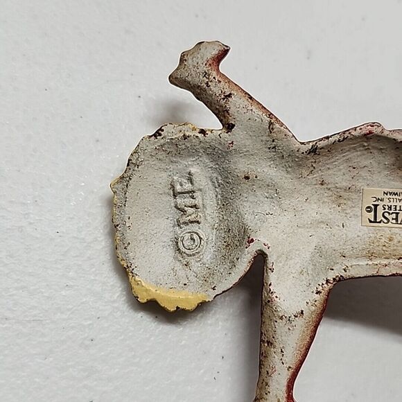 Mary Engelbreit Stocking Hanger Holder I Love Christmas Boy 5" Midwest Cast Iron - Picture 5 of 9